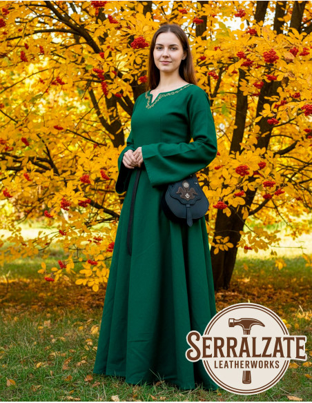 Sac médiéval en cuir modèle Catalina,...