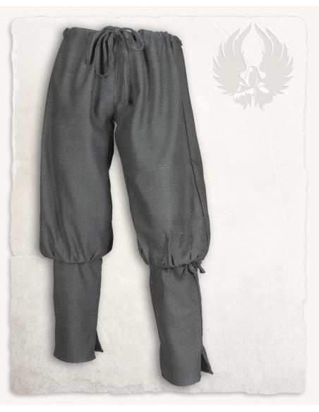 Pantalon médiéval modèle Ketill gris,...