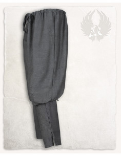 Pantalon médiéval modèle Ketill gris, motif épi 2
