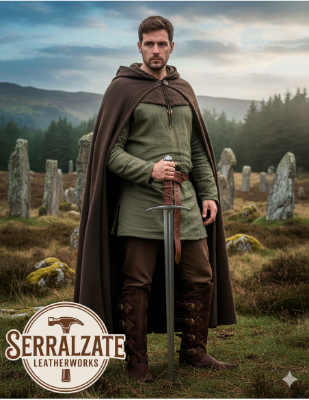 Guêtres médiévales Sir William avec 4...