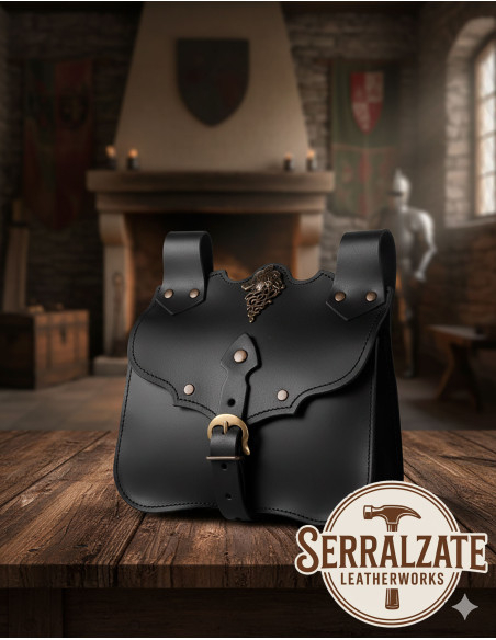 Sac médiéval pour ceinture Ferocia -...