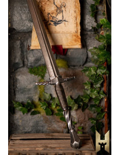 Épée Impériale courte finition acier pour LARP (102 cm.) 2