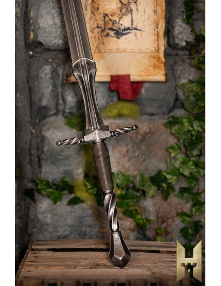 Épée Impériale longue finition acier...