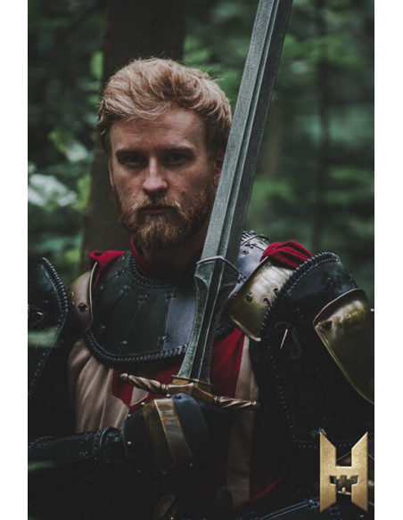 Épée impériale longue finition dorée...