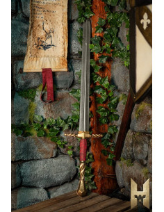 Épée Impériale courte finition dorée pour LARP (102 cm.)