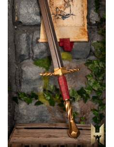Épée Impériale courte finition dorée pour LARP (102 cm.) 2