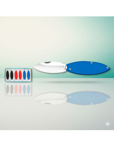 Set de 6 couteaux porte-clés Albainox, couleurs variées...