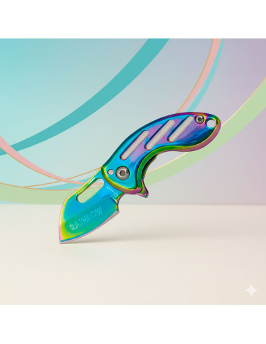 Mini couteau Albainox modèle Rainbow, bec de perroquet (8,8 cm).