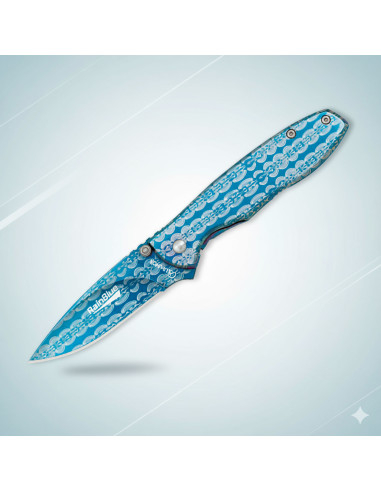 Couteau de campagne Albainox Rainblue (17,1 cm.)
