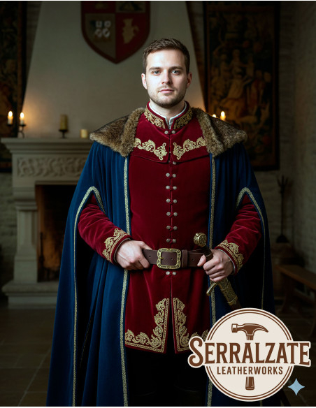 Ceinture médiévale en cuir modèle...