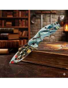 Couteau Albainox modèle Chevaliers Templaires (19,8 cm.) 2