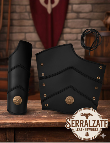 Bracelets médiévaux en cuir...