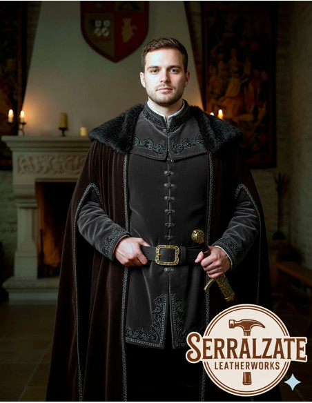 Ceinture médiévale en cuir modèle...