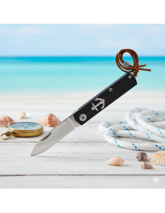 Couteau marin Albainox Ancre, pointe épée (13,8 cm).