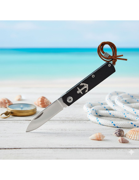 Couteau marin Albainox Ancre, pointe...