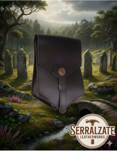 Sac médiéval en cuir modèle Catalina,...