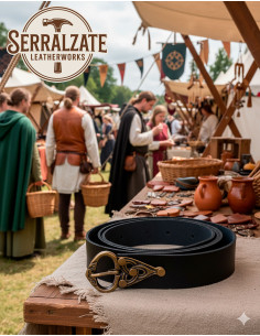 Ceinture Celtique nœud Perpétuel en noir