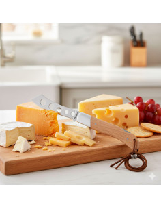 Couteau de campagne Albainox modèle fromager, lame de 9 cm.