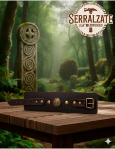 Bracelet à nœuds celtiques ajustable, 1 unité. Marron foncé 2