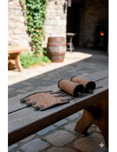 Bracelets médiévaux Suffolk - Marron