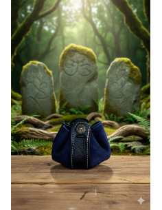 Petite pochette de donateurs Celta Wanderer, daim bleu... 2