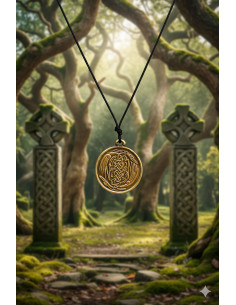 Pendentif Ailes Celtiques - Doré