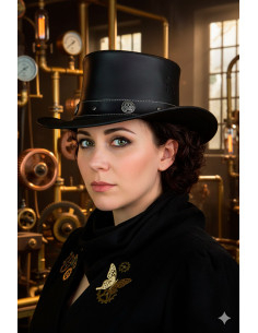 Chapeau haut de forme Samedi - Noir