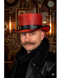 Chapeau haut de forme Samedi - Rouge 2