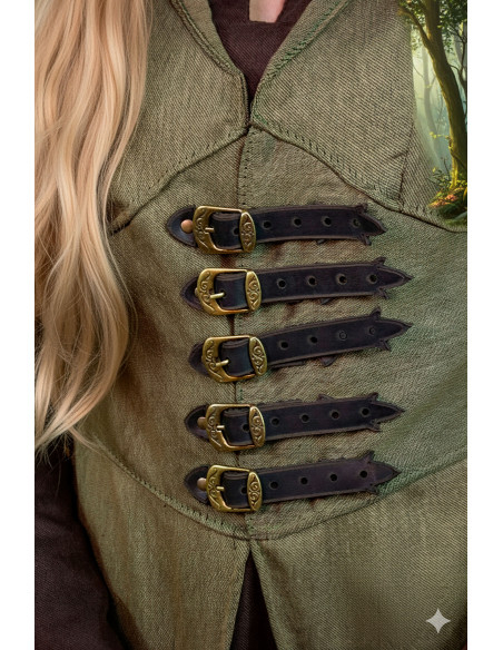 Tunique elfique ouverte pour femme...