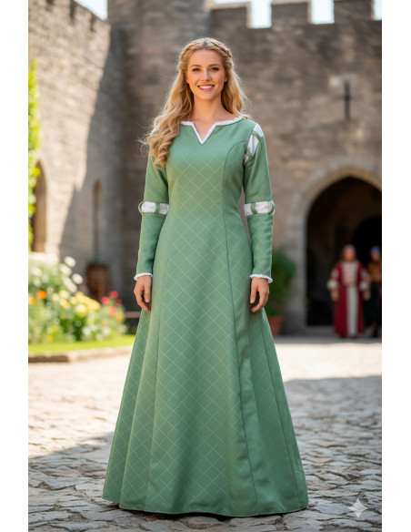 Robe médiévale Mérida - Vert