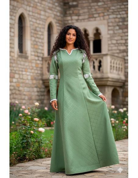 Robe médiévale Mérida - Vert
