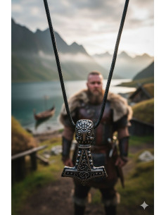 Pendentif Viking Sacré Mjolnir