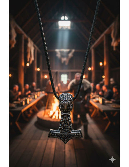 Pendentif Viking Sacré Mjolnir