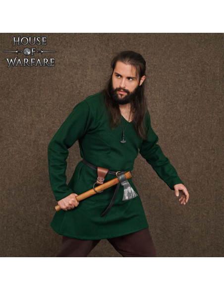 Tahalí en cuir avec anneau tressé,...