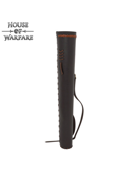 Carquois médiéval en cuir pour dos,...