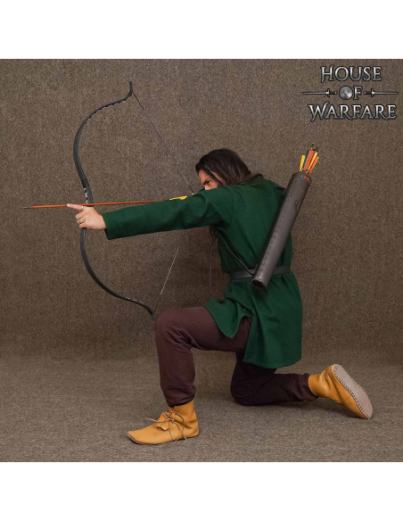 Carquois médiéval en cuir pour dos,...