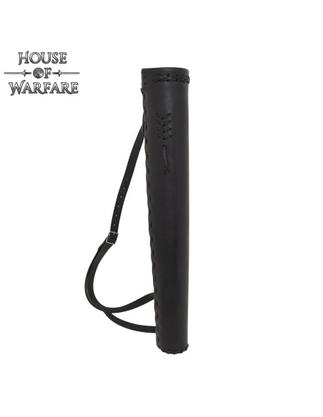 Carquois médiéval en cuir pour dos,...