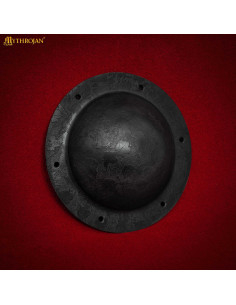 Boss médiéval pour bouclier classique, acier forgé...