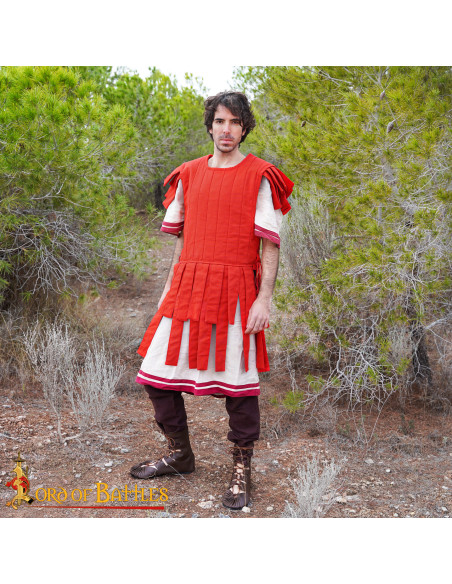 Gilet romain rembourré en coton,...