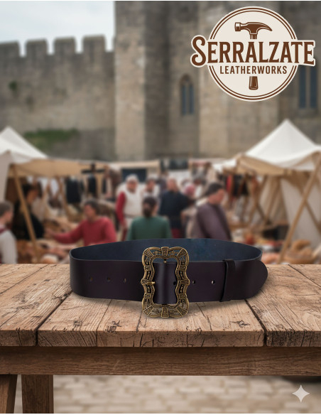 Ceinture médiévale Lux - Noir