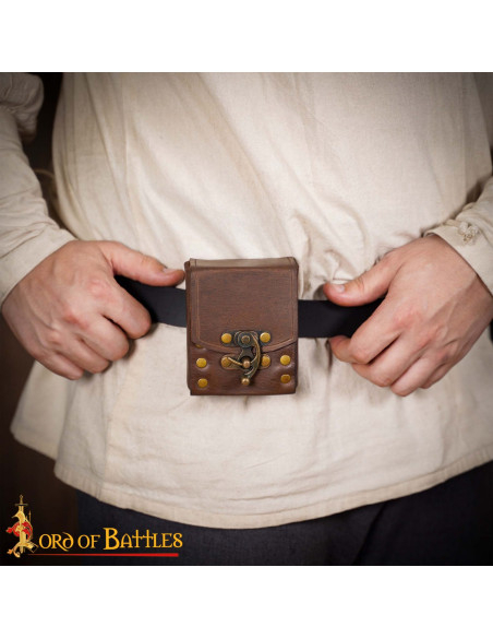 Petite pochette en cuir pour...