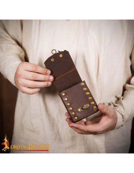 Petite pochette en cuir pour...