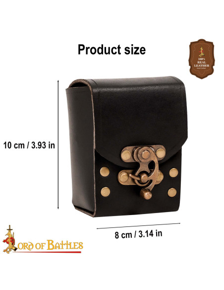 Petite sac en cuir pour ceinture,...