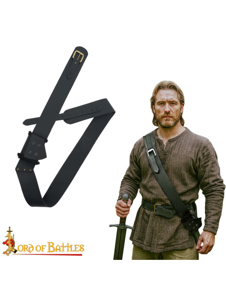 Ceinture avec tahali médiéval en cuir...