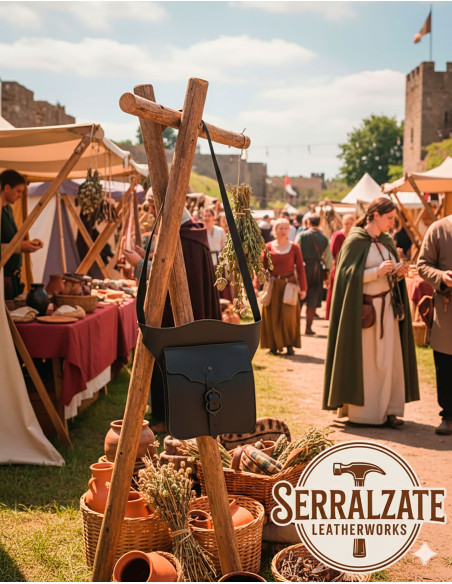 Sac à bandoulière médiéval du...