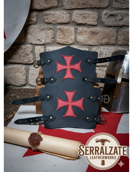 Bracelets templaires en cuir avec la...