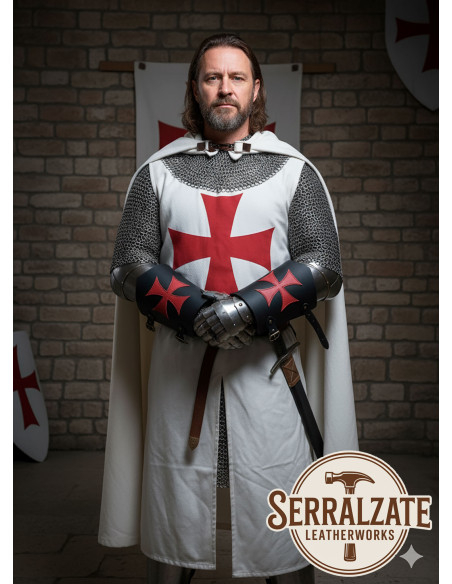 Bracelets templaires en cuir avec la...