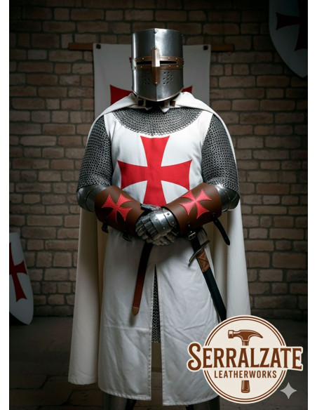 Bracelets templaires en cuir avec la...