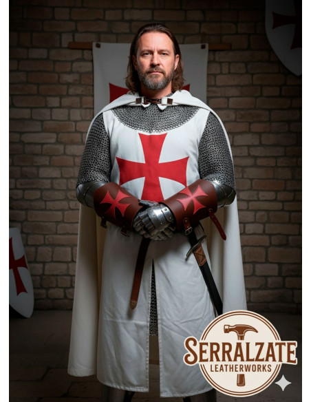 Bracelets templaires en cuir avec la...