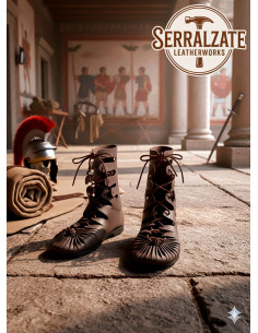 Sandales ou bottes de légionnaire romain artisanales,... 2